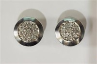 Sterling Silver Diamond(0.15ct) Earrings
