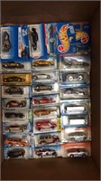 Box of 25 Hot wheels all new in the package