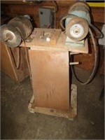 Bench grinder & wire wheel, 3/4hp on stand
