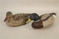 Pair of Drake and Hen Mallards, Molded
