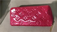 Yves Saint Laurent pink wallet