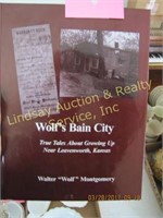 Wolf's Bain City book: autographed (see pics)