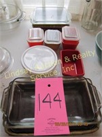 11 Pcs Of Baking Dishes: 5 Baking Dishes (1 With