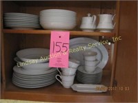46 Pc Dish Set: 8 Plates, 8 Cups & Saucers,