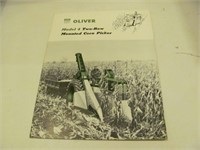 Oliver Model 4 Corn PIcker Literature