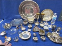 several pcs of silverplated - great lot
