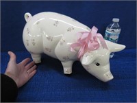 large porcelain pig