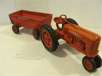 Farmall Tractor and McCormick Wagon