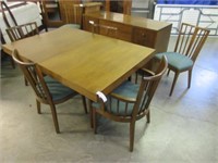 mid-century dining room suite "red lion"