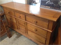 Vintage 7-Drawer Pine Dresser