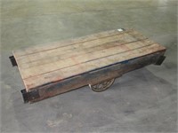 Wooden Warehouse Cart-