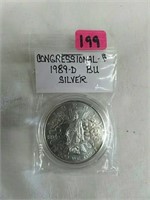 Confressional Silver $ 1989D BU