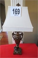 Lamp w/shade, 29" tall.
