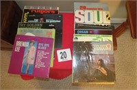 15 vinyl albums: various including Brenda Lee,
