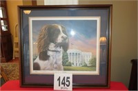 Signed framed print, by Jerry Ward, #48 of 1000.
