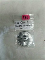 1 oz. Silver 2016 Canada Superman