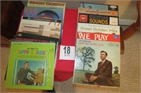 15 vinyl albums: various artist, including Jim