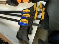 3 Quick Grip Bar Clamps