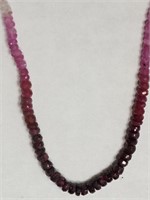 14K Yellow Gold Ruby (40.0ct) Necklace