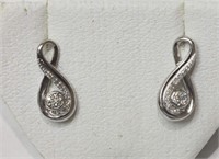 Sterling Silver Diamond Earrings, Insurance