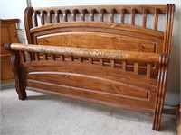Carved King Bed