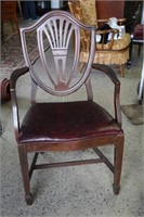 Antique Shield Back Chair