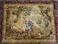 1987 Jardin D'Amour Tapestry by Marc Waymel