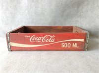 1981 Coca Cola Coke Wooden Bottle Crate
