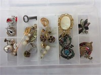 Lot of Various Ladies Brooches, Earrings and Pins