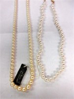 Pair of Vintage Ladies Pearl Necklaces