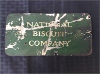 Early Nabisco Biscuit jar sign