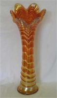 Ripple 18 1/2" funeral vase - marigold