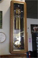 Vintage Oak Vienna Regulator Wall Clock