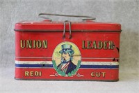 Antique Union Leader Redi Cut Tobacco Tin