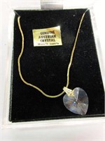 Genuine Austrian Crystal Heart Necklace