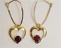10kt Gold Ruby Retail $600