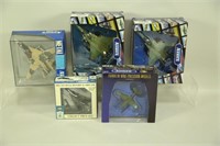 MIXED LOT OF 5 1:100 SCALE DIECAST PLANES/JETS