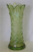 Tree Trunk 11 1/2" mid size vase - lime green