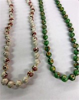 Orietnal Inspired Beaded Necklaces
