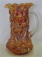 Heavy Iris tankard water pitcher - marigold