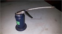 VINTAGE SMALL MACHINE OIL CAN DISPENSER