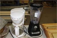 COFFEE POT AND BLENDER