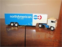 3 collectible toy semis: 1 vintage North American