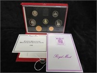 ROYAL MINT PROOF SET WITH PAPERWORK