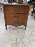 FRENCH PROVINCIAL BEDSIDE TABLE BY DIXIE
