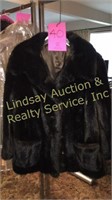 Grandella II women's fur button up coat