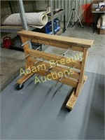 Custom 42 x 27 x 36 storage cart on castors