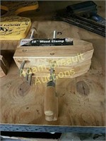 (3) Bench Basics 12 inch wood clamps