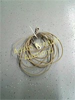 Plastic coated braided pet cable
