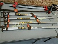 4 professional woodworker 32" alum clamps